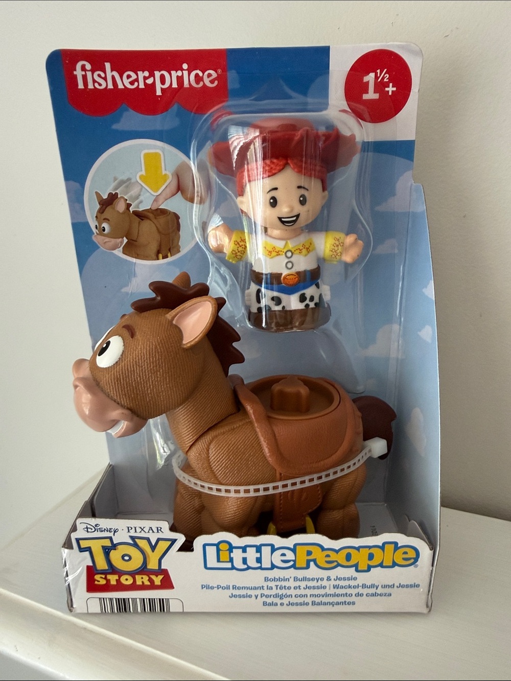 NEW Fisher Price Bobbin’ Bullseye and Jessie Toy Story 5 Toddler Toy Disney